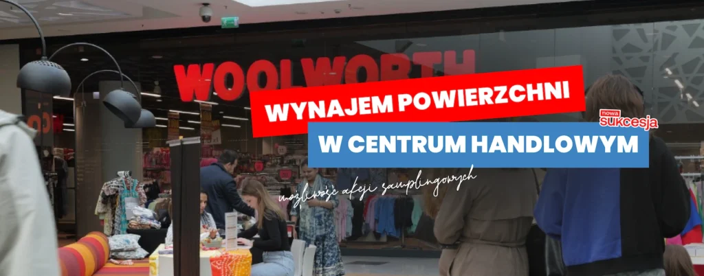 wynajem powierzchni w centrum handlowym