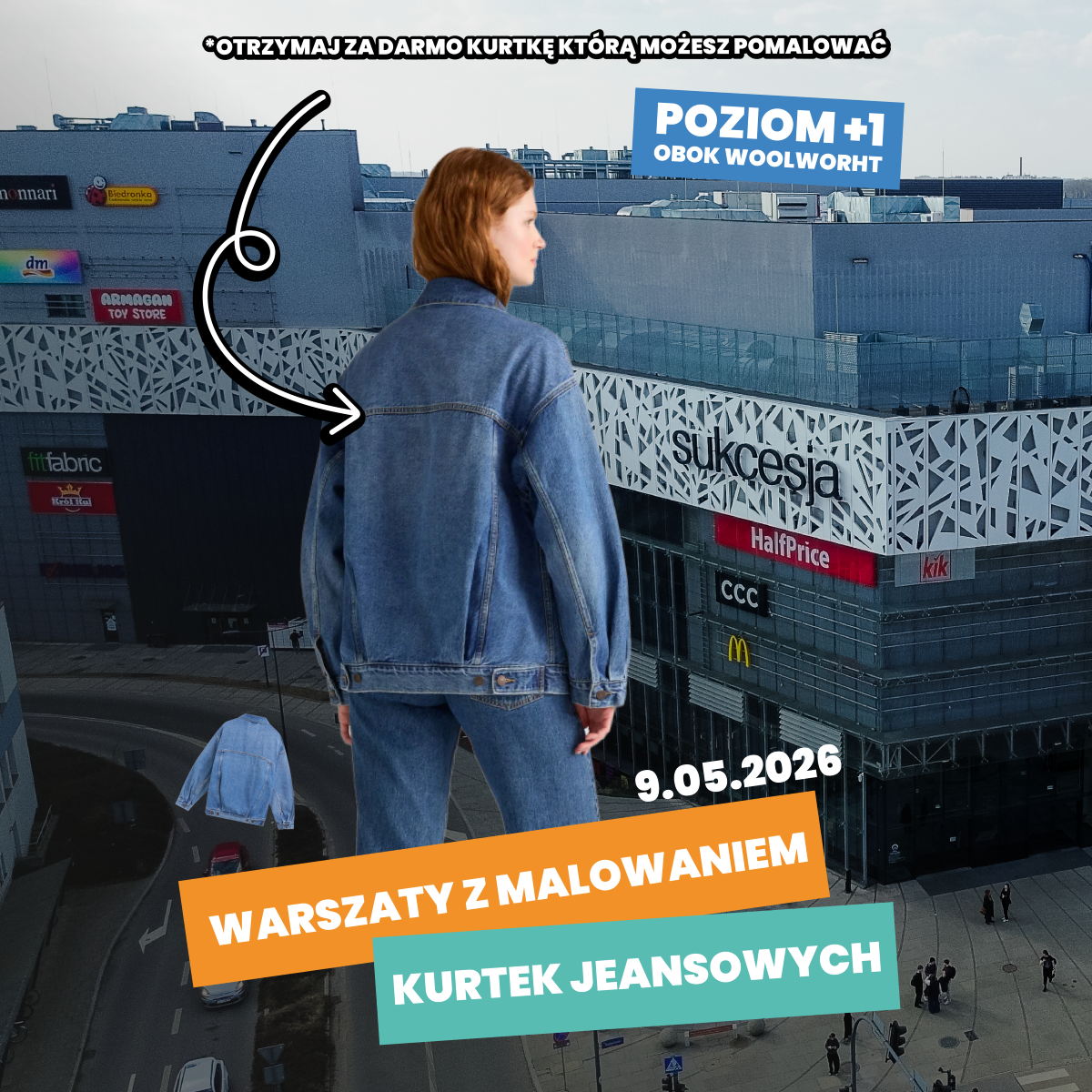 Warsztaty z malowaniem kurtek jeansowych